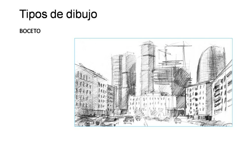 TIPOS DE DIBUJO: BOCETO