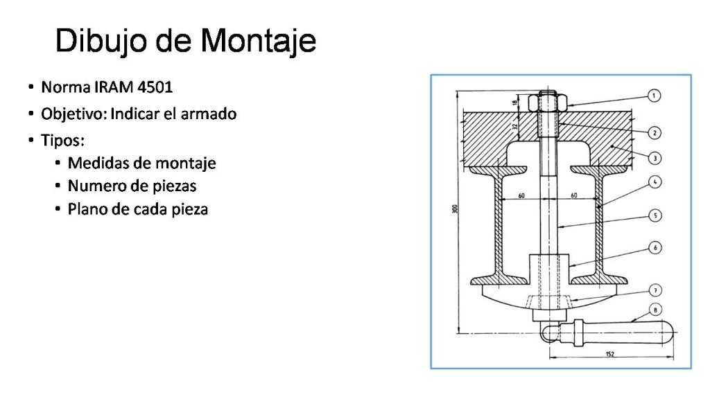 DIBUJO DE MONTAJE
